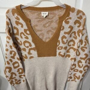 BIBI woman's long sleeve sweater size XL